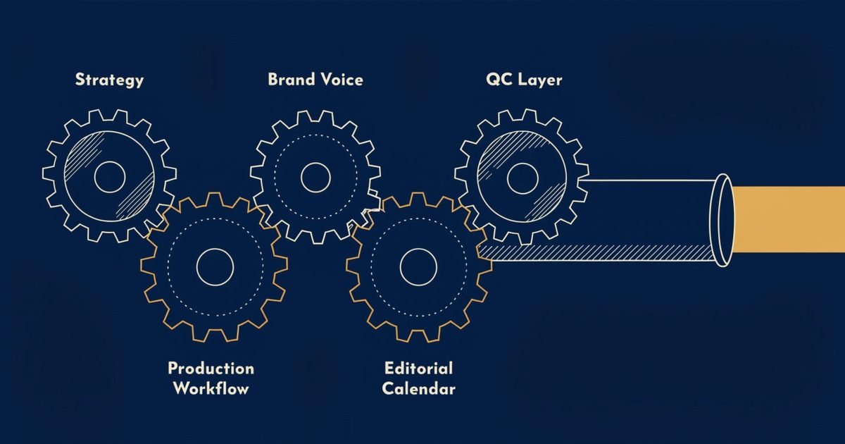 The five components of a Content Operating System